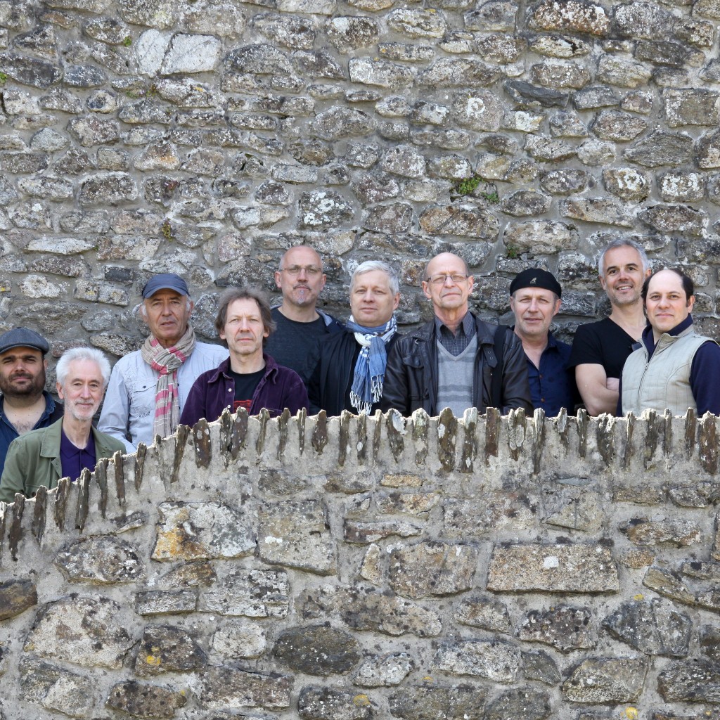 Brotherhood Heritage, Didier Levallet / François Raulin / Simon Goubert / Michel Marre / Alain Vankenhove / Jean-Louis Pommier / Mathias Mahler / Chris Biscoe / Raphaël Imbert / François Corneloup Festival Jazz sous les Pommiers, Théâtre Municipal, Coutances, France, 04/05/2016 © Patrick Audoux